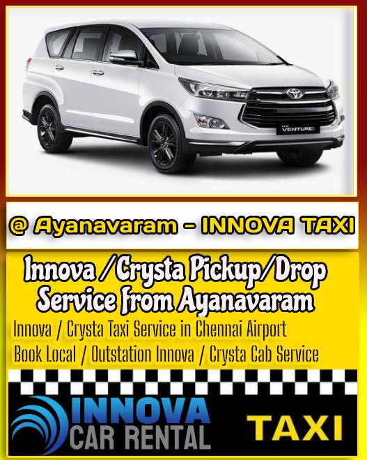Innova Taxi in Ayanavaram